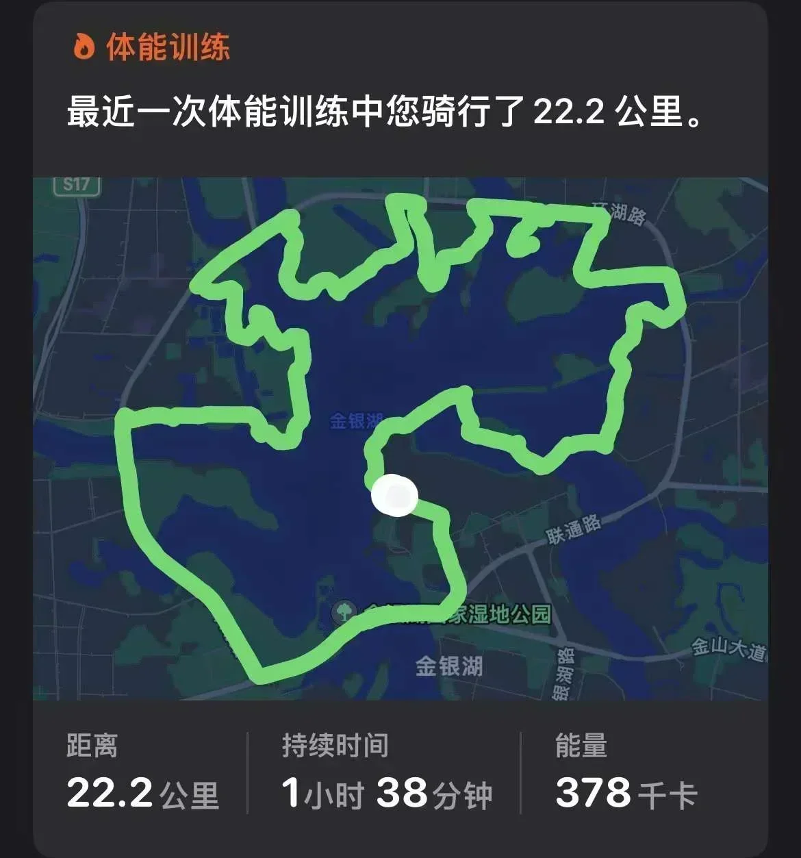 2022 年 7 月环武汉金银湖一圈