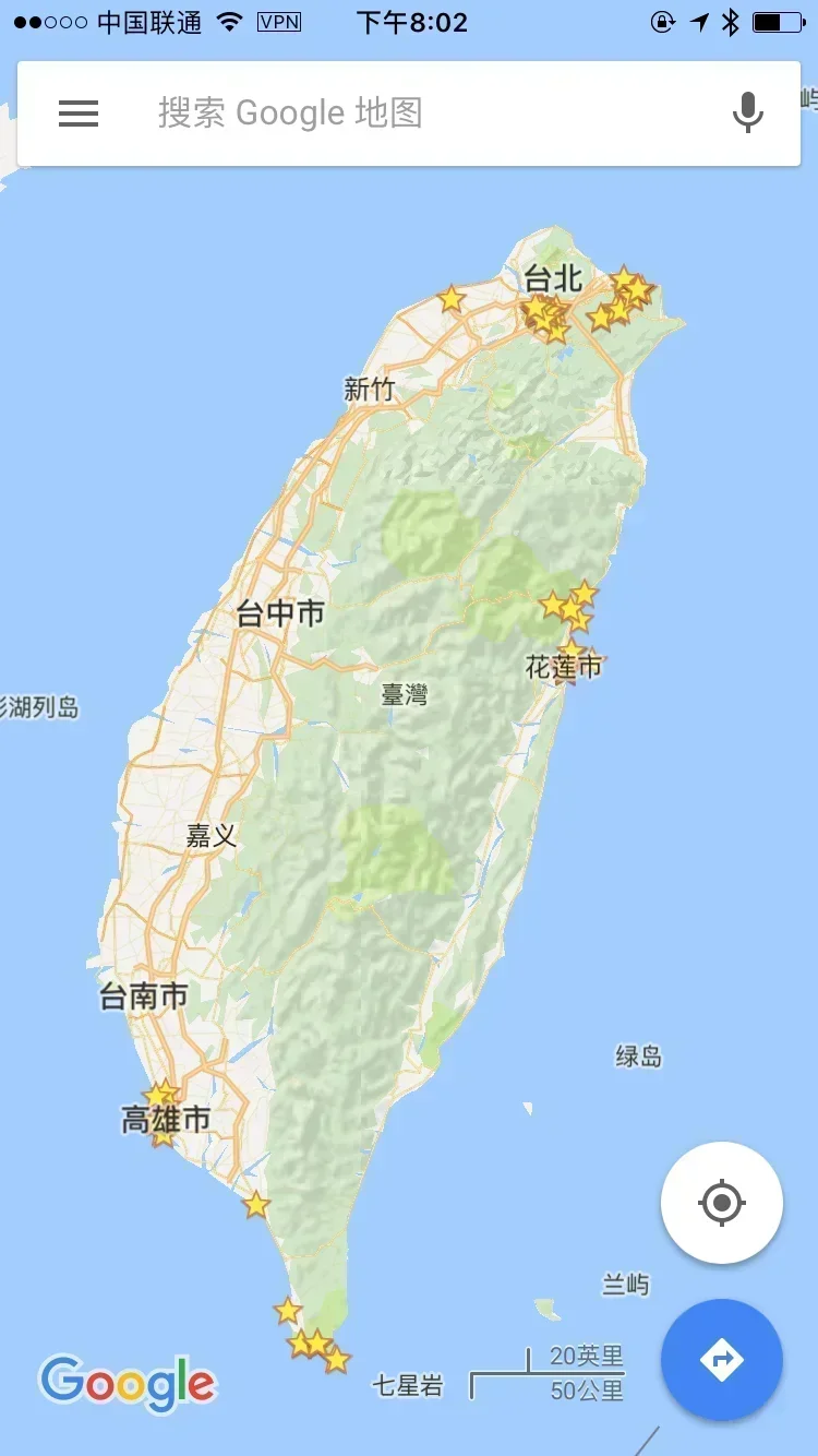 Google Maps 标记位置