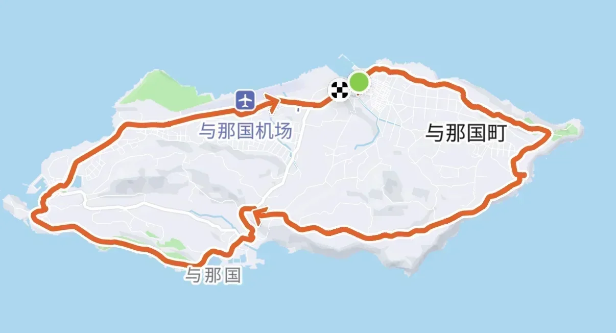 与那国岛骑行路线