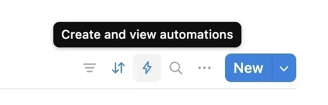 自动化菜单入口