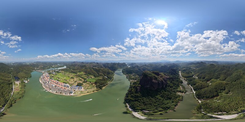 俯瞰郴州飞天山