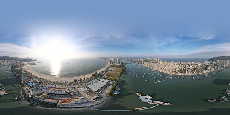 惠州双月湾全景图