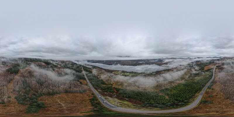 苏格兰高地加里谷的云海